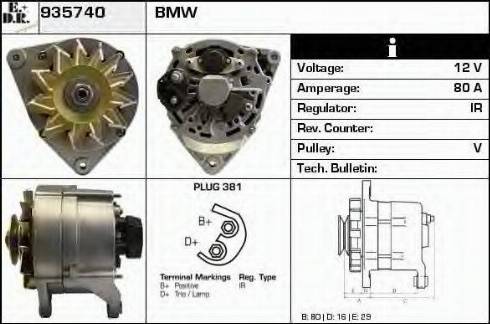 EDR 935740 - Alternator www.molydon.hr