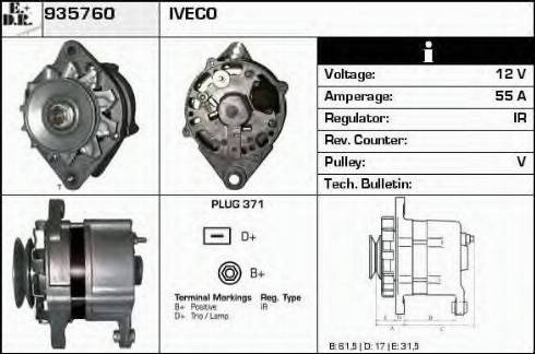 EDR 935760 - Alternator www.molydon.hr