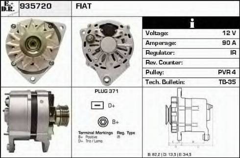 EDR 935720 - Alternator www.molydon.hr