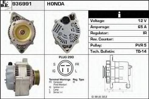 EDR 936991 - Alternator www.molydon.hr