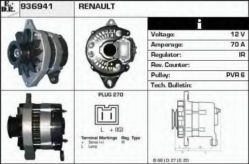 EDR 936941 - Alternator www.molydon.hr