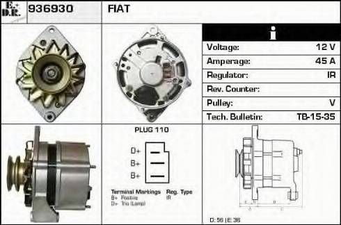 EDR 936930 - Alternator www.molydon.hr