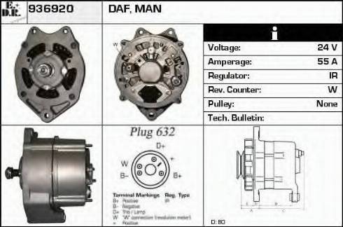 EDR 936920 - Alternator www.molydon.hr