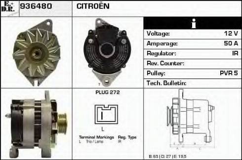 EDR 936480 - Alternator www.molydon.hr