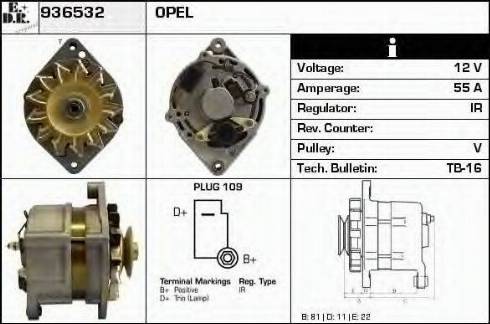 EDR 936532 - Alternator www.molydon.hr