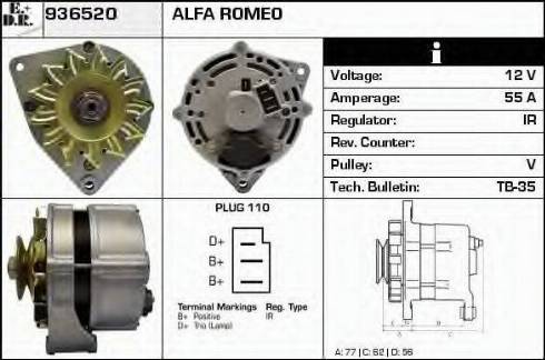 EDR 936520 - Alternator www.molydon.hr