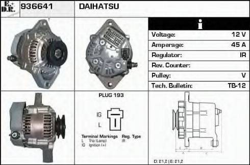 EDR 936641 - Alternator www.molydon.hr