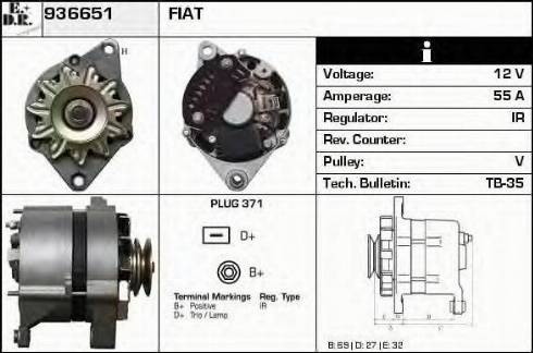 EDR 936651 - Alternator www.molydon.hr