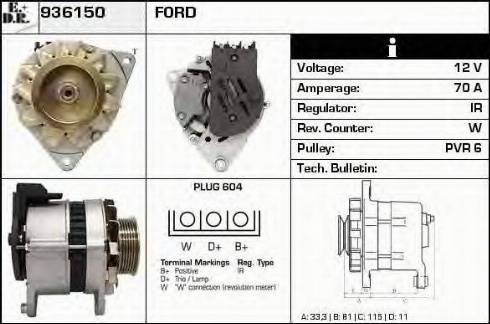 EDR 936150 - Alternator www.molydon.hr