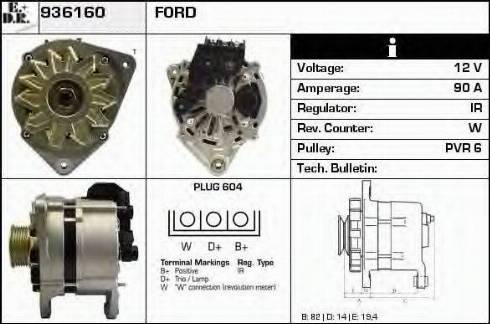 EDR 936160 - Alternator www.molydon.hr