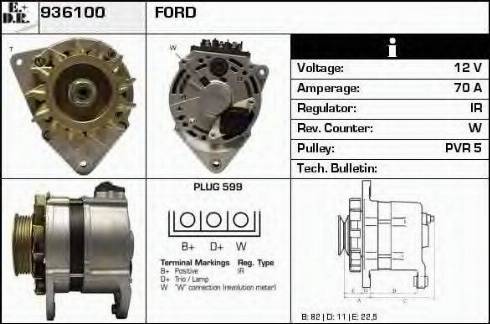 EDR 936100 - Alternator www.molydon.hr