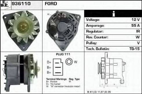 EDR 936110 - Alternator www.molydon.hr