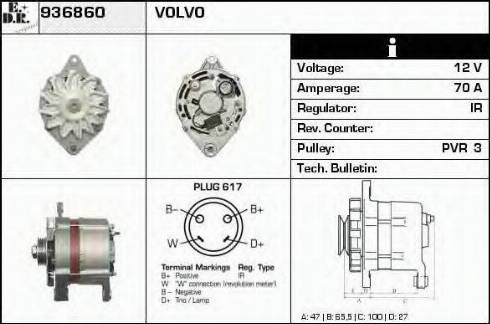 EDR 936860 - Alternator www.molydon.hr