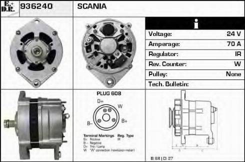 EDR 936240 - Alternator www.molydon.hr