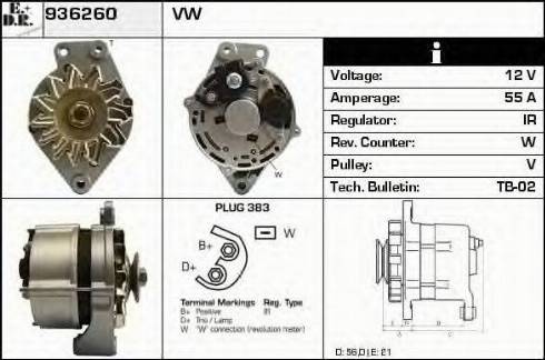 EDR 936260 - Alternator www.molydon.hr