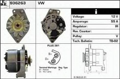 EDR 936263 - Alternator www.molydon.hr