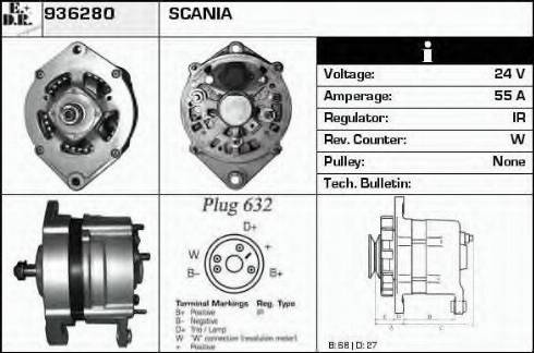 EDR 936280 - Alternator www.molydon.hr