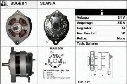 EDR 936281 - Alternator www.molydon.hr