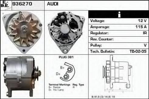 EDR 936270 - Alternator www.molydon.hr