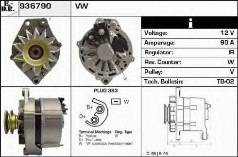 EDR 936790 - Alternator www.molydon.hr