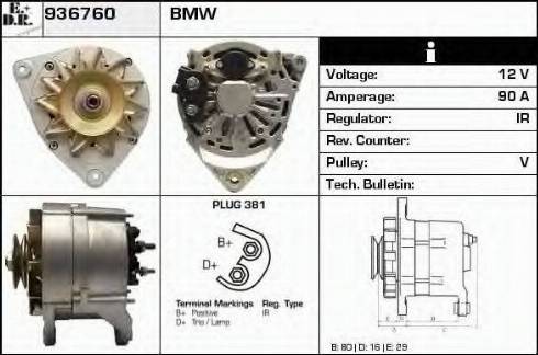 EDR 936760 - Alternator www.molydon.hr