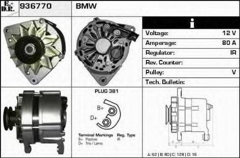 EDR 936770 - Alternator www.molydon.hr