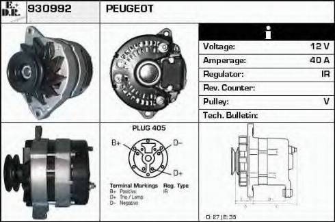 EDR 930992 - Alternator www.molydon.hr