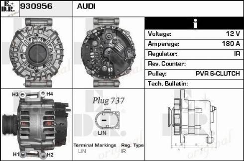 EDR 930956 - Alternator www.molydon.hr