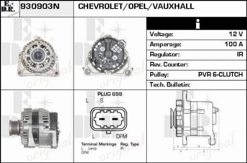 EDR 930903N - Alternator www.molydon.hr