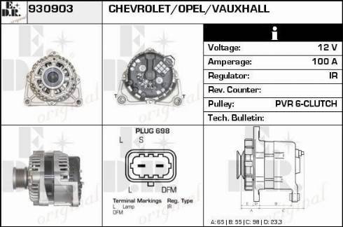 EDR 930903 - Alternator www.molydon.hr