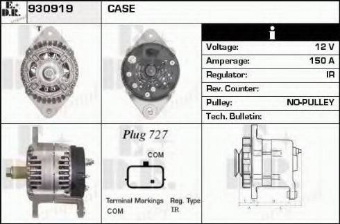 EDR 930919 - Alternator www.molydon.hr