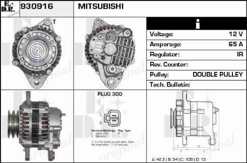 EDR 930916 - Alternator www.molydon.hr