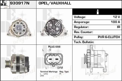 EDR 930917N - Alternator www.molydon.hr