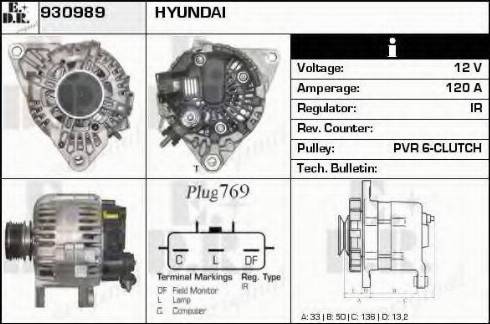 EDR 930989 - Alternator www.molydon.hr