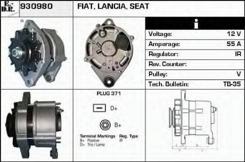 EDR 930980 - Alternator www.molydon.hr