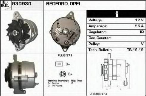 EDR 930930 - Alternator www.molydon.hr