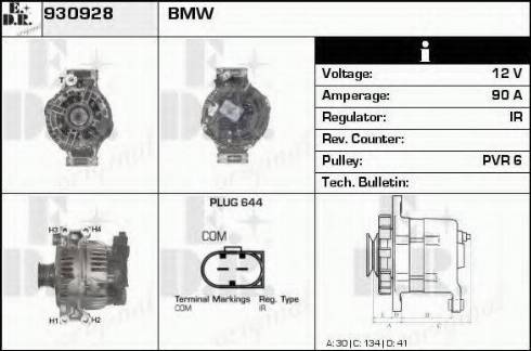 EDR 930928 - Alternator www.molydon.hr