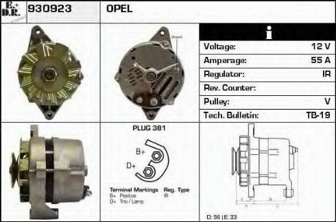 EDR 930923 - Alternator www.molydon.hr