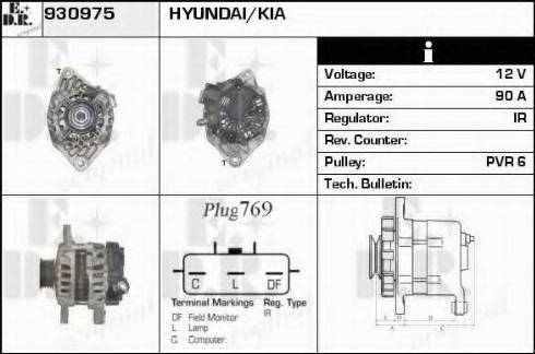 EDR 930975 - Alternator www.molydon.hr