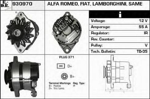 EDR 930970 - Alternator www.molydon.hr