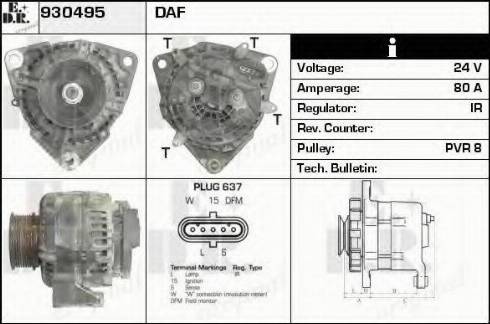 EDR 930495 - Alternator www.molydon.hr