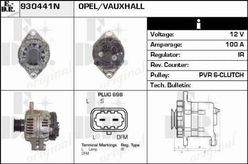 EDR 930441N - Alternator www.molydon.hr