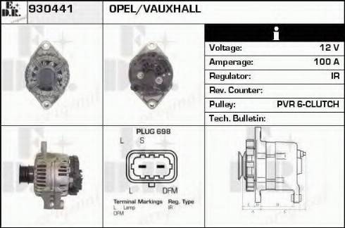 EDR 930441 - Alternator www.molydon.hr