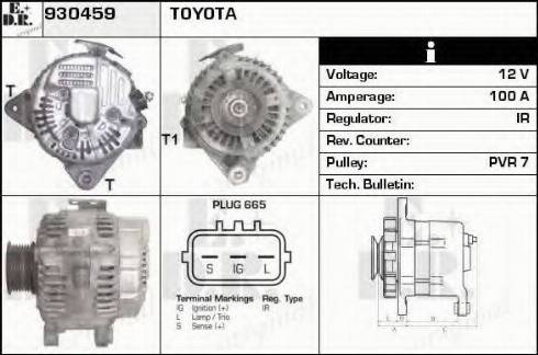 EDR 930459 - Alternator www.molydon.hr