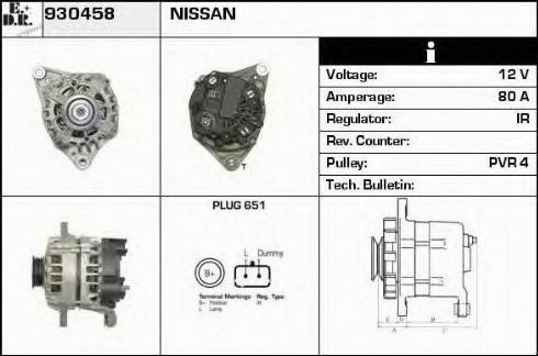 EDR 930458 - Alternator www.molydon.hr