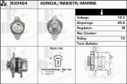 EDR 930464 - Alternator www.molydon.hr