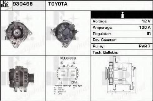 EDR 930468 - Alternator www.molydon.hr