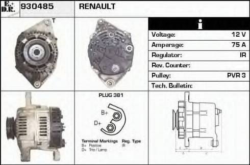 EDR 930485 - Alternator www.molydon.hr