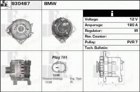 EDR 930487 - Alternator www.molydon.hr