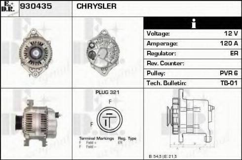 EDR 930435 - Alternator www.molydon.hr